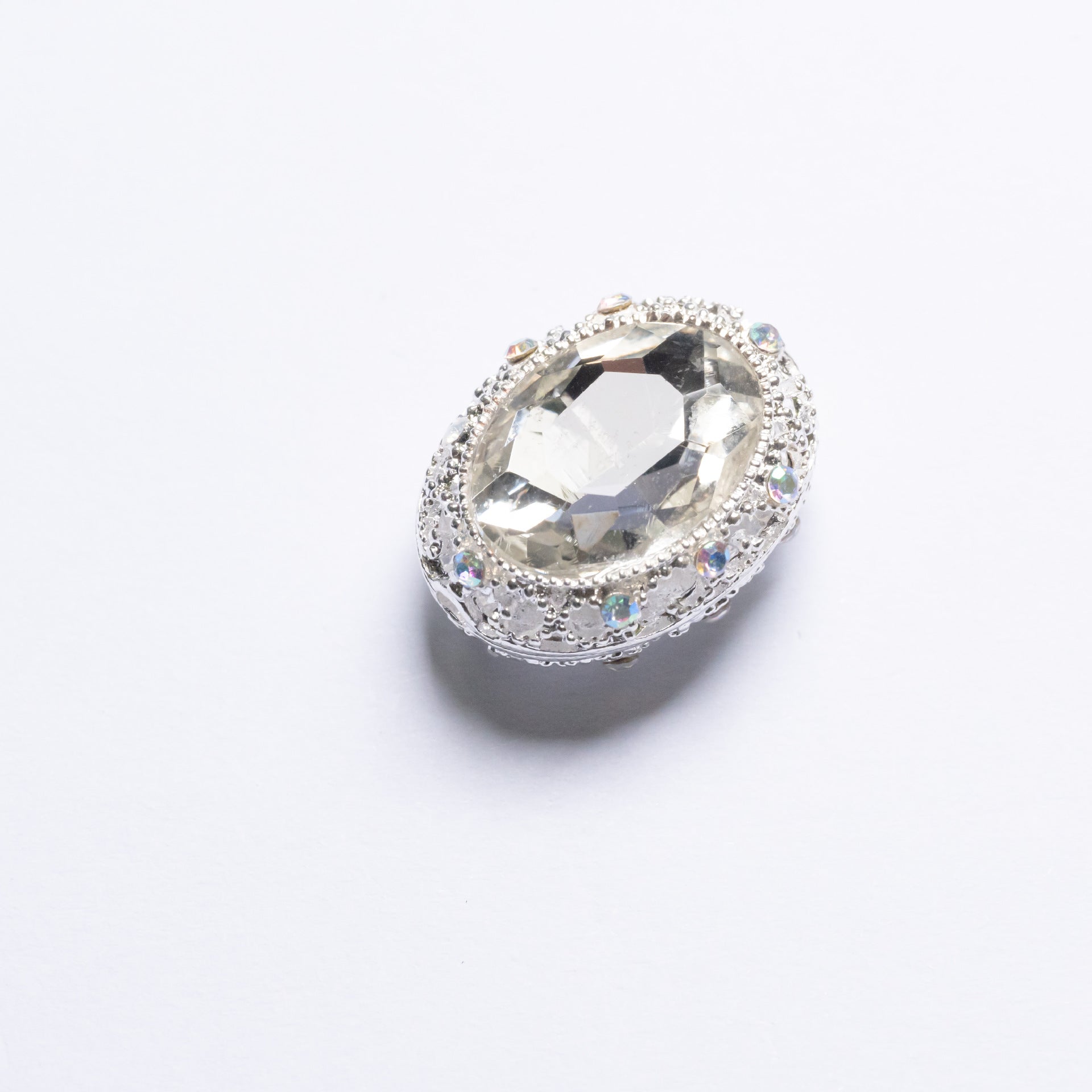 Wholesale 20pcs Alloy Crystal Western Princess Series Straight Hole Multi-color Optional Aperture 2.0mm Diy Mobile Phone Chain Bag Chain Pen